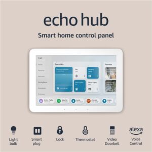 Like-New Amazon Echo Hub, 8” smart home control panel, Designed for Alexa+, Compatible with thousands of devices