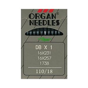 Organ DB X 1 Industrial Needles 16X257 Size 110/18 (10pk)